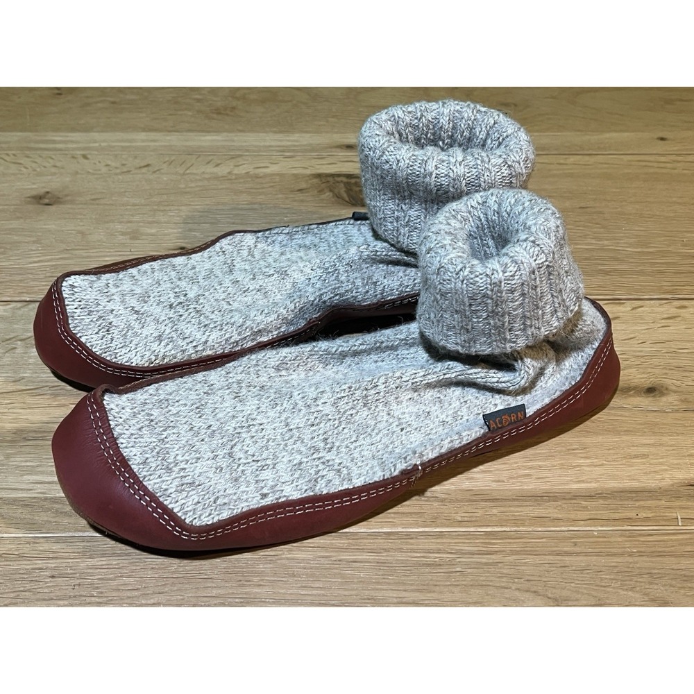 Acorn Comfort on Earth Slipper Socks Men's 105.-11.5 Warm Cozy